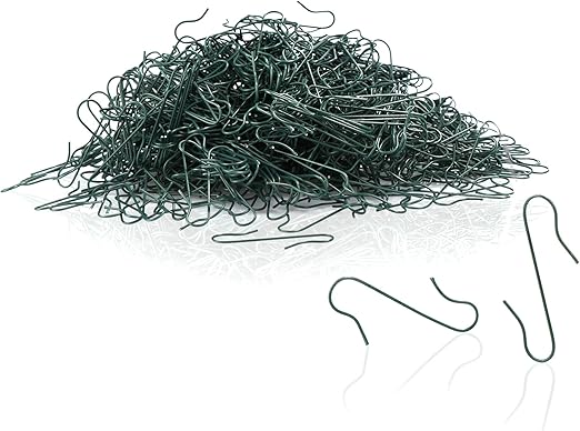 com-four® 600x Haken für Weihnachtsbaumschmuck - Doppelhaken für