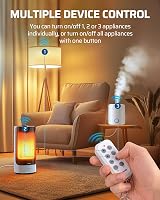 Dewenwils Remote Control Plug Socket 13A 3120W 30M Range 3 Sockets view 2