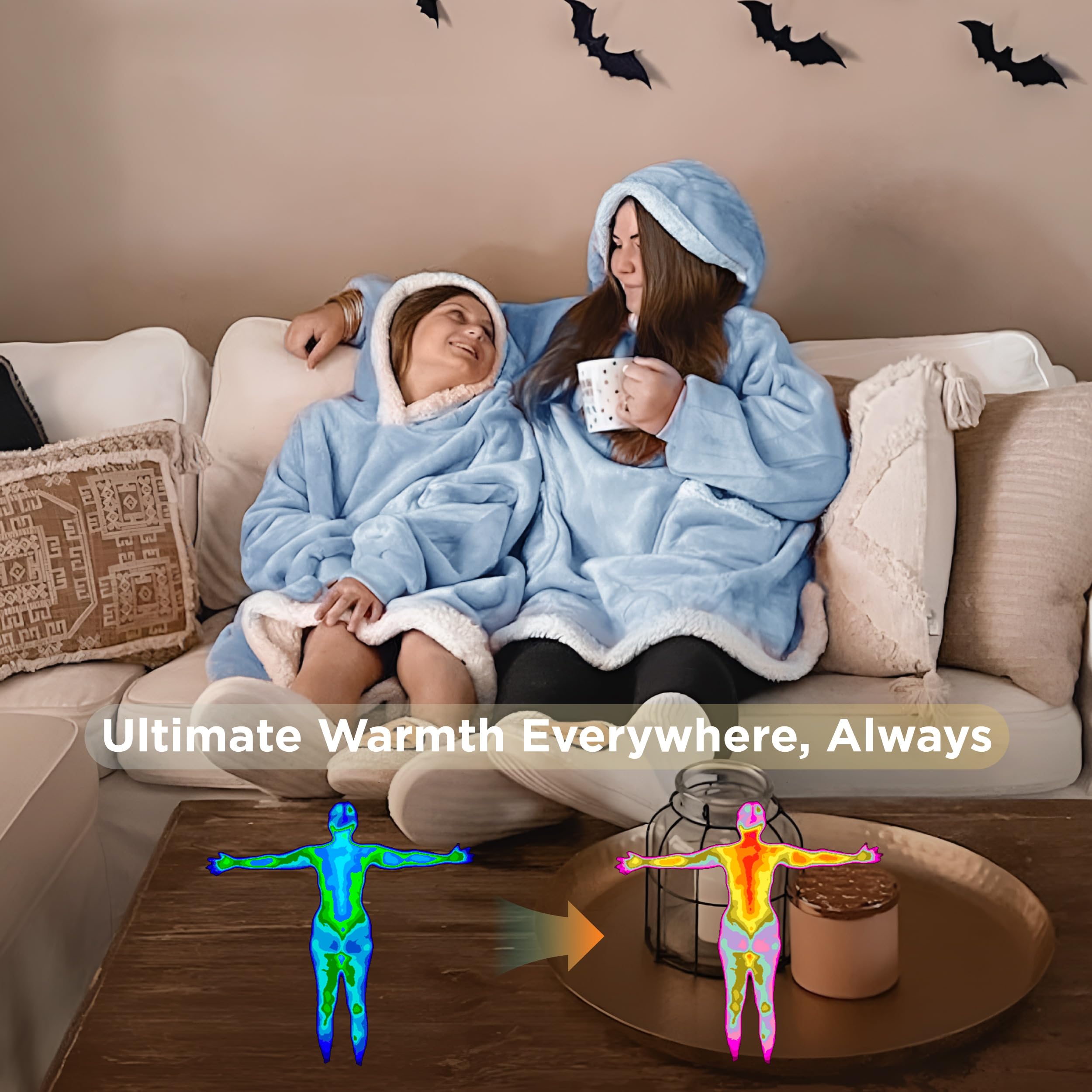 Wearable Blanket Hoodie