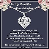 Sistble Valentines Day Gifts for Women Teens, Heart Necklace I Love You Gifts for Daughter Mom Wife Girlfriend Gold Infinity Necklace Birthday Gift Ideas Anniversary Mothers Day Christmas Gift Jewelry