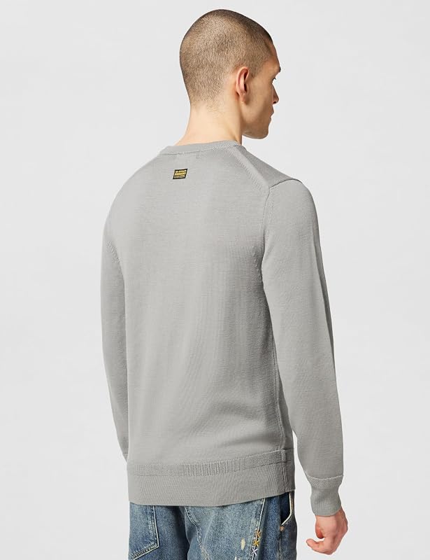 Jersey Premium Core Knit para Hombre, Gris (wild dove D27686-B692-G283), XS