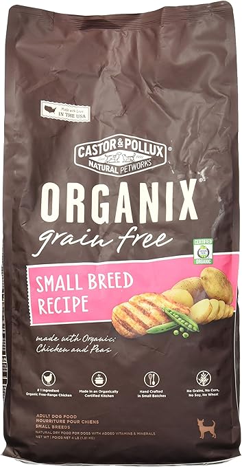 castor and pollux dog food small breed