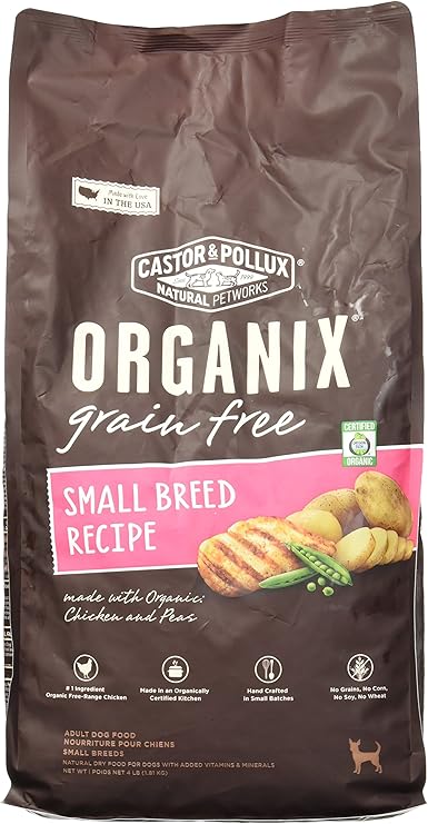 castor & pollux organix grain free organic small breed dog food