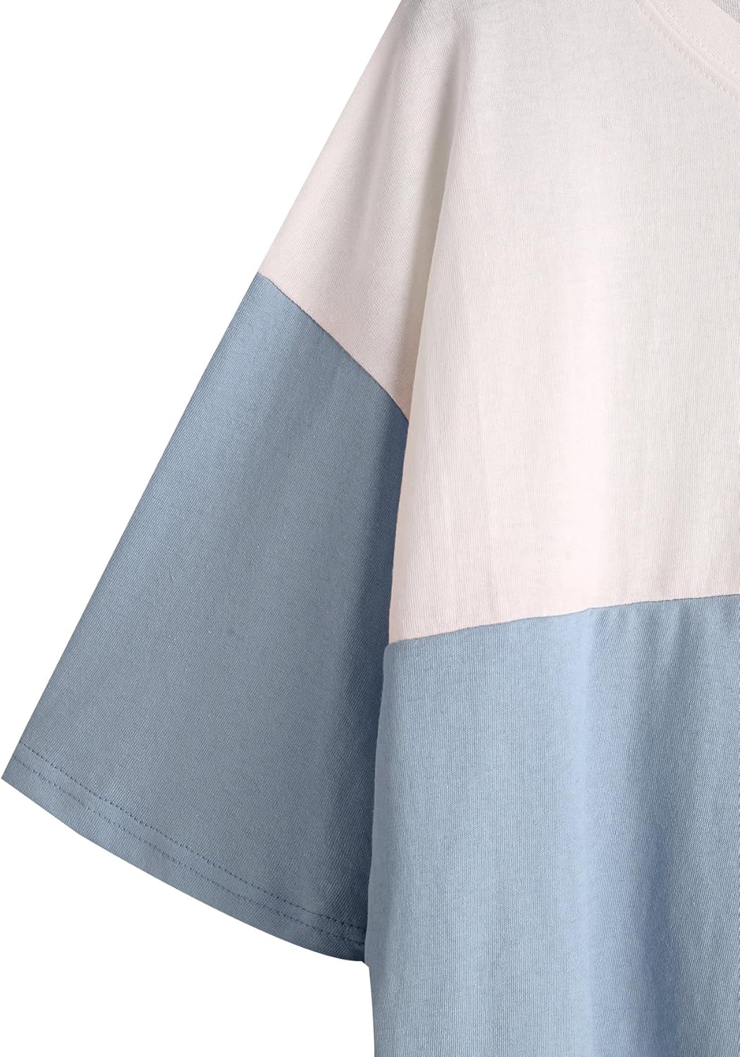 SweatyRocks Women's Color Block Half Sleeve High Low Casual Loose T-Shirt Tops at  Women’s Clothing store