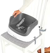 Ingenuity SmartClean Toddler Booster Seat Slate 3-Point Harness view 6