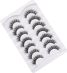 Pooplunch False Eyelashes Cat Eye Fluffy Lashes 8D