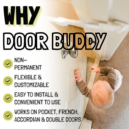 Door Buddy Child Proof Door Lock Cat Door Adjustable
