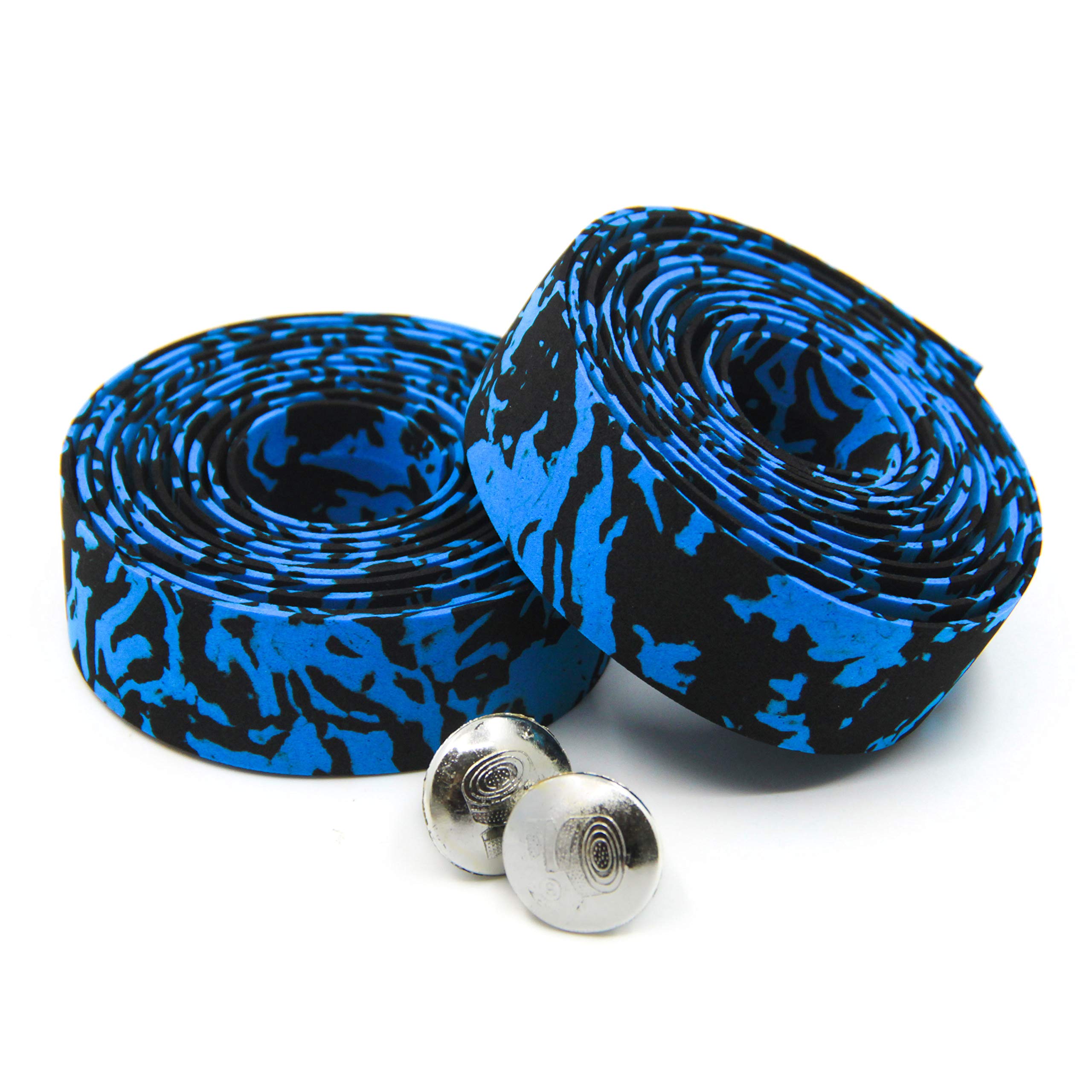 YAVO-EU Road Bike Handlebar Tape Camouflage Bicycle Cycling Handle Bar Wrap Comfort Series (blue camouflage)