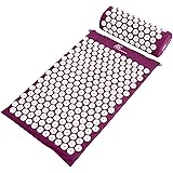 ProsourceFit Acupressure Mat and Pillow Set for Back/Neck Pain Relief and Muscle Relaxation