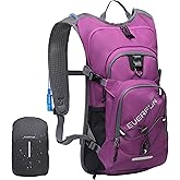 Everfun Hydration Backpack 18L with Water Bladder 2L/3L Hiking Water Backpack Women Men Hydration Pack Insulated Lightweight Day Hydropack with Storage for Hiking, Biking, Running, Festival