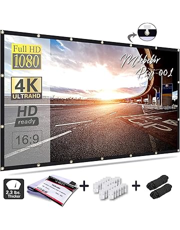 Projection Screens Amazon Com