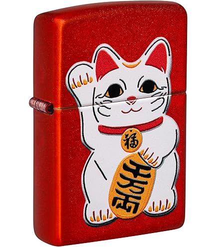 Amazon.com: Zippo Lighter: Lucky Cat, Maneki-Neko - Red
