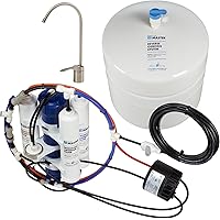 Home Master TMAFC-ERP-L Artesian Full Contact with Permeate Pump Loaded Undersink Reverse Osmosis Water Filter System…