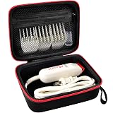 ALLPRIMO Case Compatible with Wahl Professional Peanut Classic Clipper Trimmer #8685 8655 8655-200 8633 8081 8035. Hair Clipper Organizer Holder for Attachment Comb, Oil,Blade Guard(Box Only)-Black