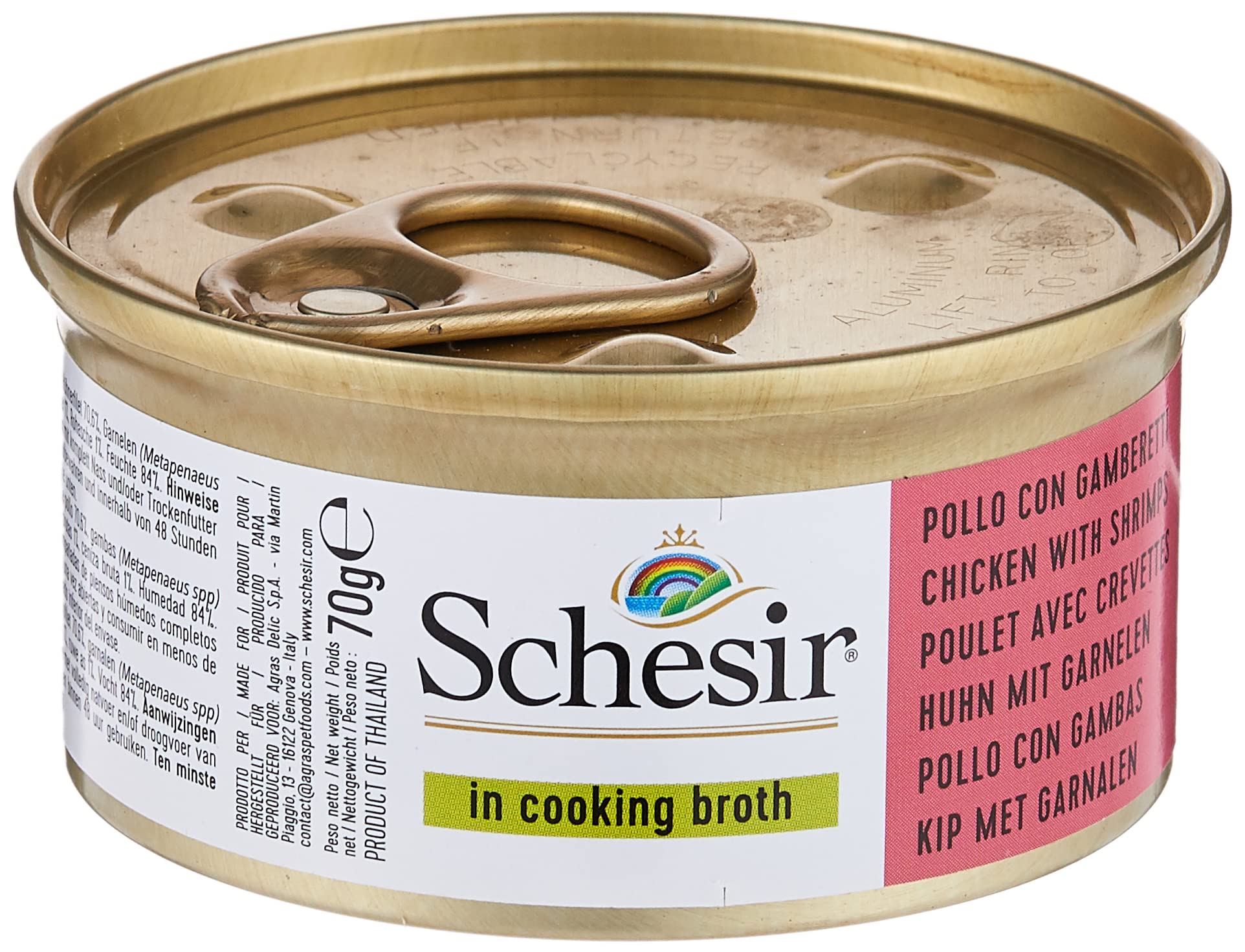 Schesir Brodo Cott. Chicken/Gamb. 28 0 Gr.