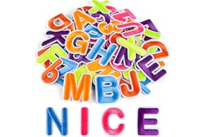 ASTARON 36Pcs Iron on Letters and Numbers Patches 10 Color Options 1.3Inch Alphabet Embroidered Patch A-Z,Numbers0-9 Patches 