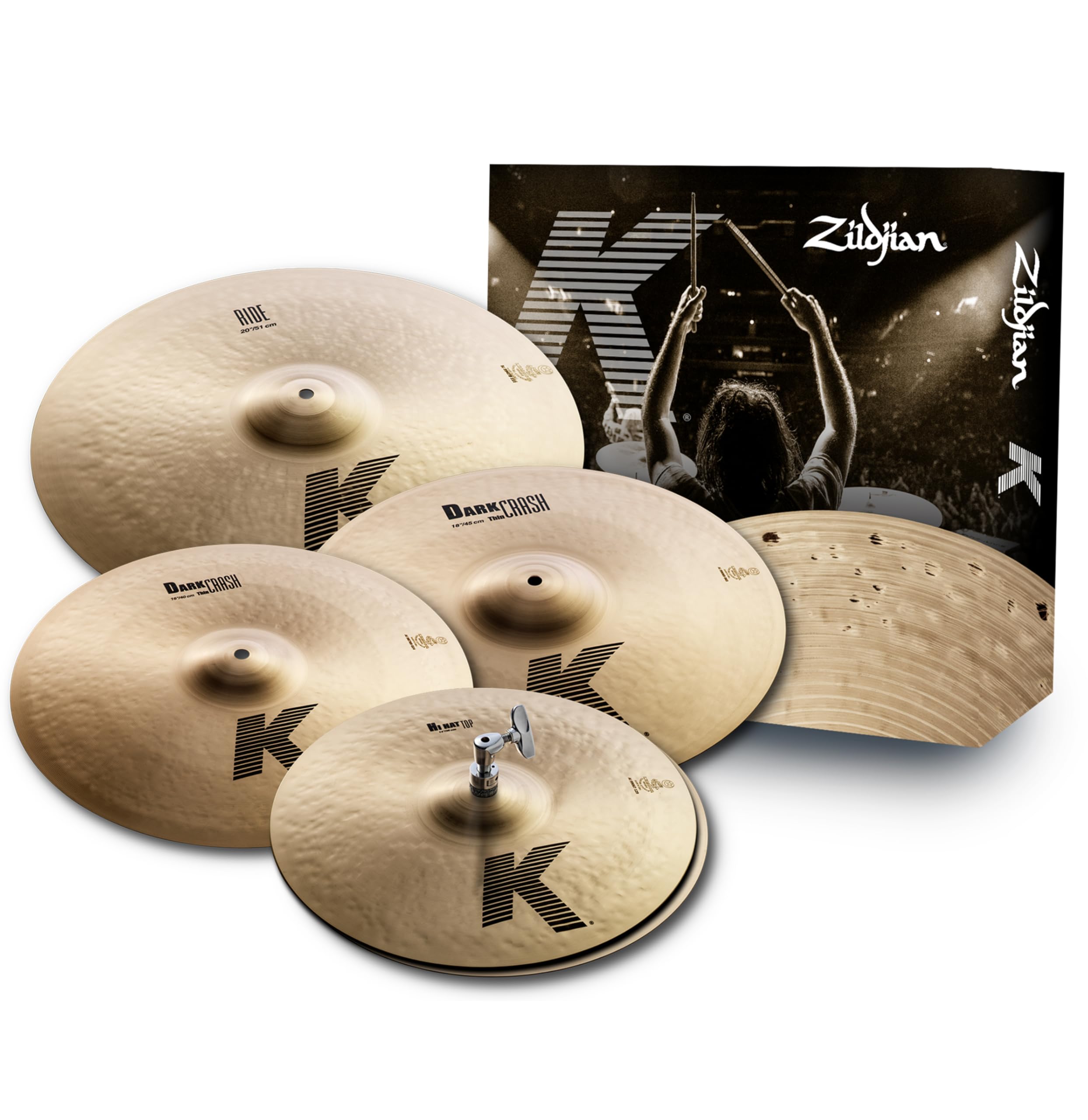 Zildjian K Zildjian Series Cymbal Box Set - 14 Inch Hi-Hats, 16 Inch/18 Inch Thin Crash, 20 Inch Ride — image 1