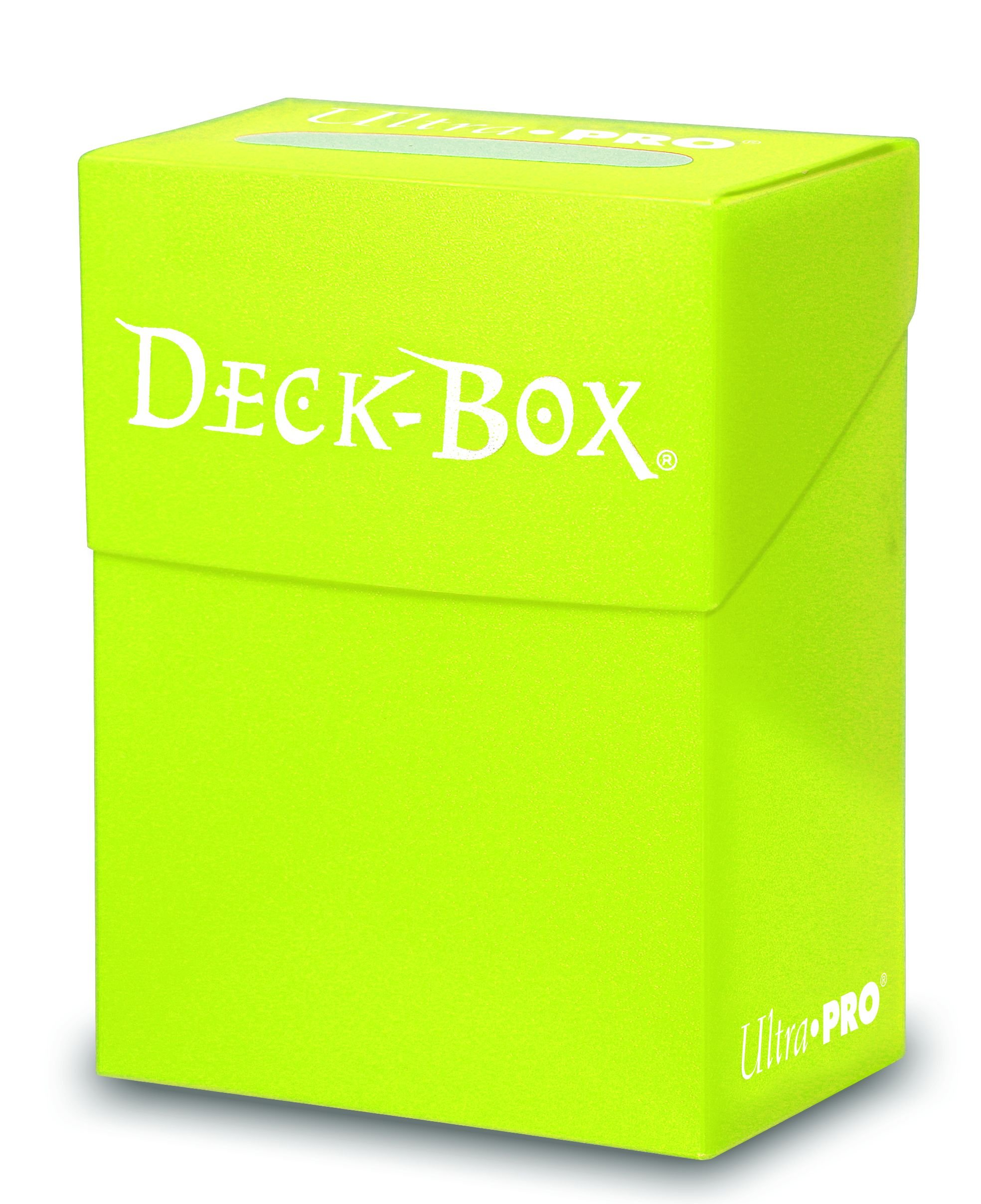 Ultra PRO Standard Deck Box, Bright Yellow, 80-Cards