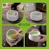 TEANAGOO Matcha Set 7 pcs Chawan Chasen Chashaku Sieve Stand Holder view 7