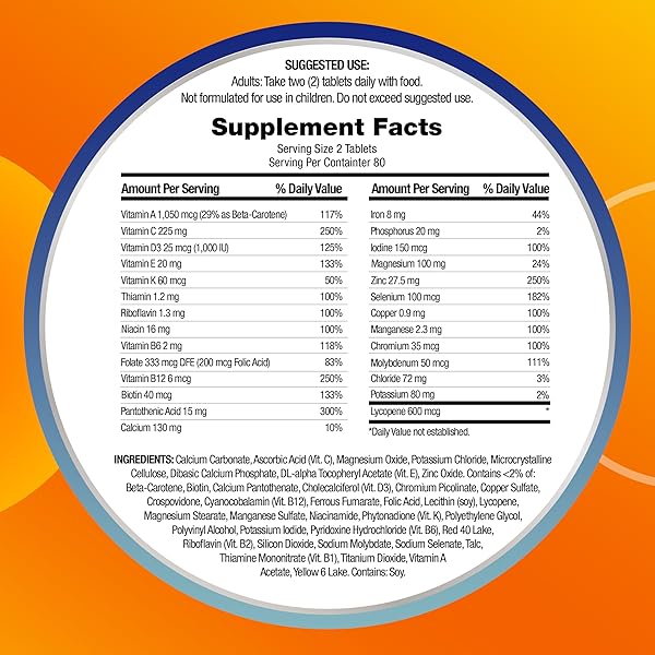 CENTRUM MINIS MEN’S DAILY MULTIVITAMIN FOR MEN FOR IMMUNE SUPPORT WITH ZINC AND VITAMIN C, 280 MINI TABLETS, 140 DAY SUPPLY