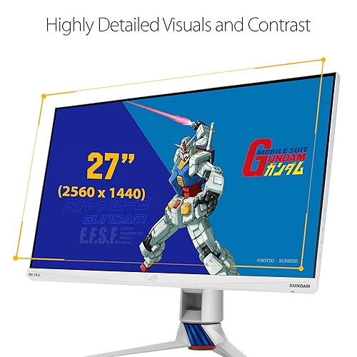 ASUS ROG Strix 27” 1440P HDR Gaming Monitor (XG279Q-G) GUNDAM