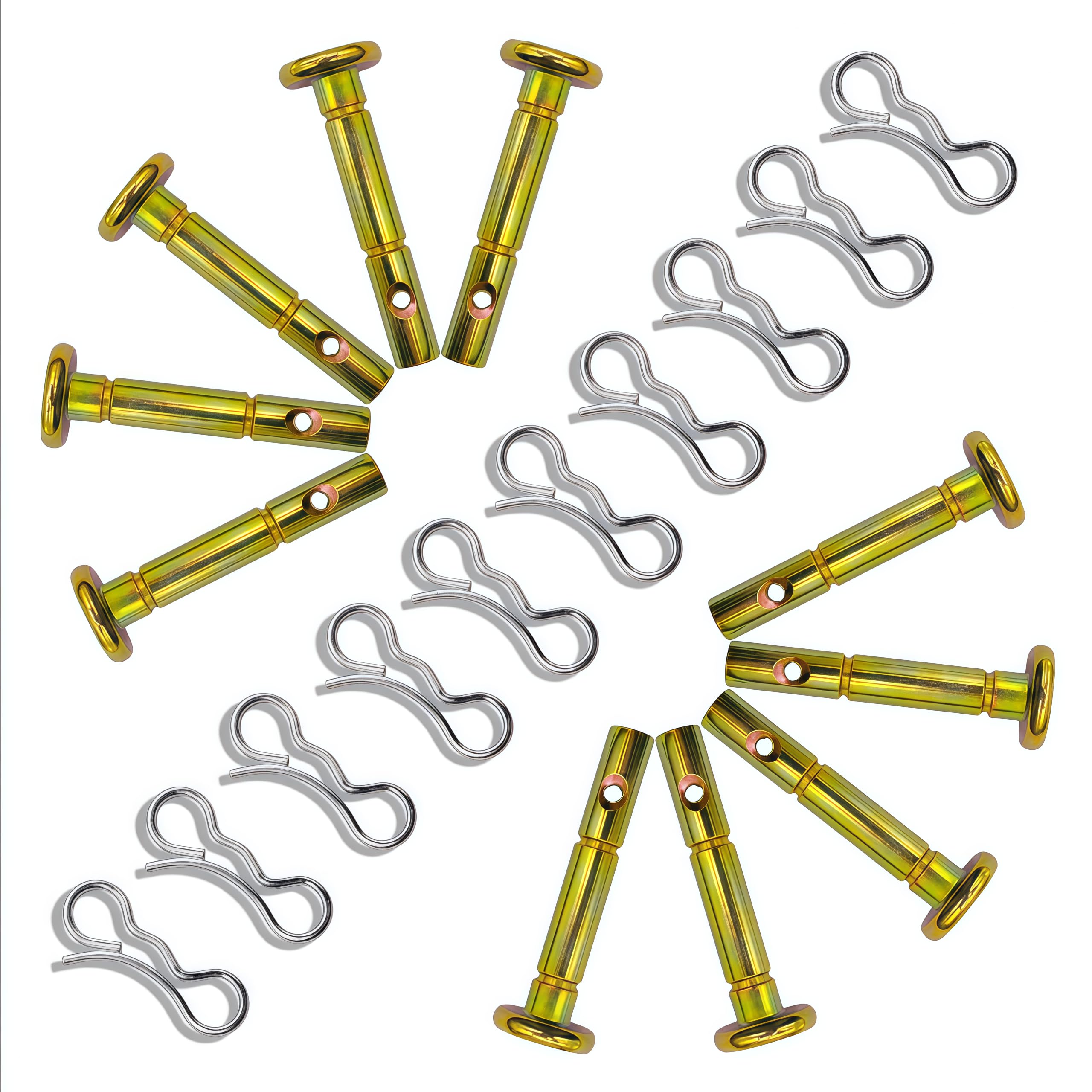 Photo 1 of 10 pcs Snowblowers Shear Pins Kit - Shear Pin 738-04124 738-04124A and Cotter Pin 714-04040 for MTD Troy-Bilt Snow Blowers