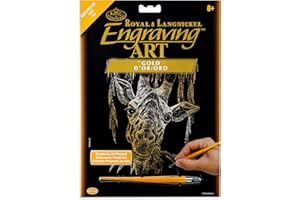 ROYAL & LANGNICKEL Royal and Langnickel Gold Engraving Art, Giraffe