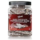 Tara's Gourmet Handcrafted Premium Thin Dark Chocolate Peppermint Bark, 0.94 Ounce
