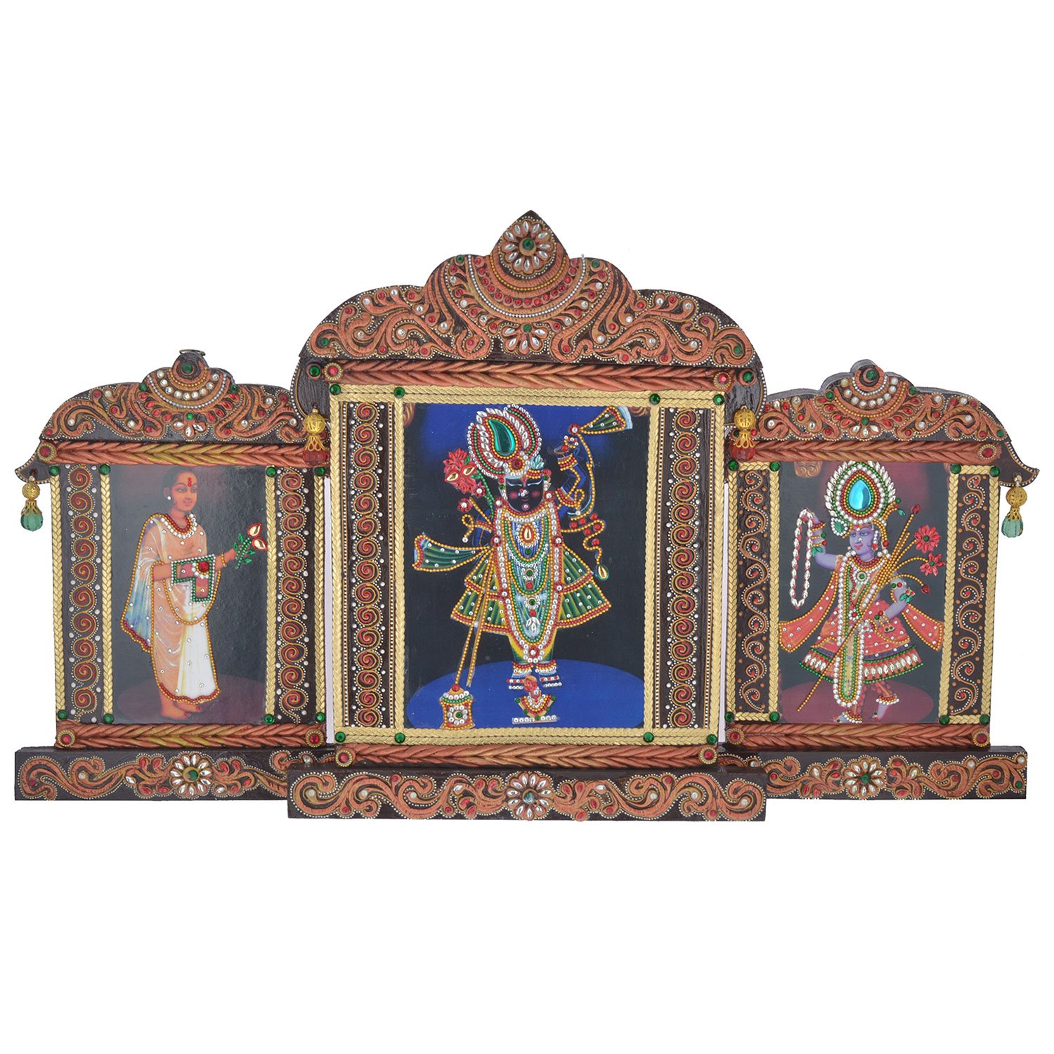 Buy AVASARAll About Marriage Shreenathji Photo Frame Set Online at Low Prices in India Amazon.in