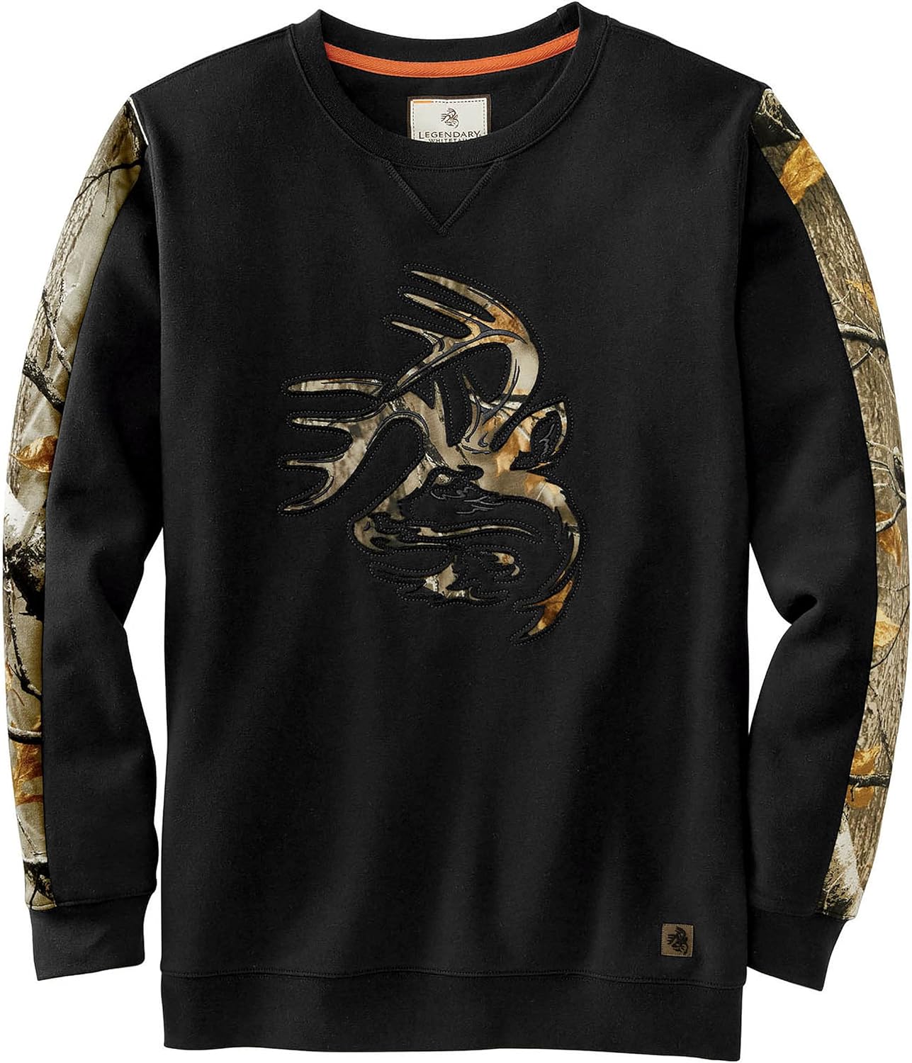 Legendary Whitetails Men's Outfitter Crew Fleece Sweatshirt: Clothing