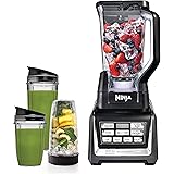 Ninja BL642 Nutri Ninja Personal & Countertop Blender with 1200W Auto-iQ Base, 72 oz. Pitcher, and 18, 24, & 32 oz. To-Go Cup
