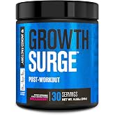Jacked Factory Growth Surge Creatine Post Workout w/L-Carnitine - Daily Muscle Builder &amp; Recovery Supplement with Creatine Monohydrate, Betaine, L-Carnitine L-Tartrate - 30 Servings, Swoleberry