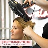 Olivia Garden Expert Blowout Shine Ceramic Round Brush 20 Gold Brown view 6