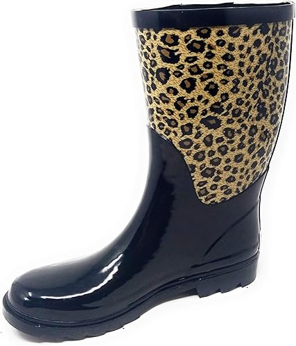 ladies rubber rain boots
