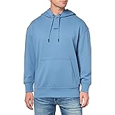 BOSS mens Center Logo French Terry Hooded Sweatshirt