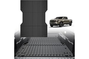 TripleAliners Truck Bed Mat Compatible with 2024 Toyota Tacoma Accessories 6FT Vehicle Bed Mat Perfectly Flush All Weather Pr