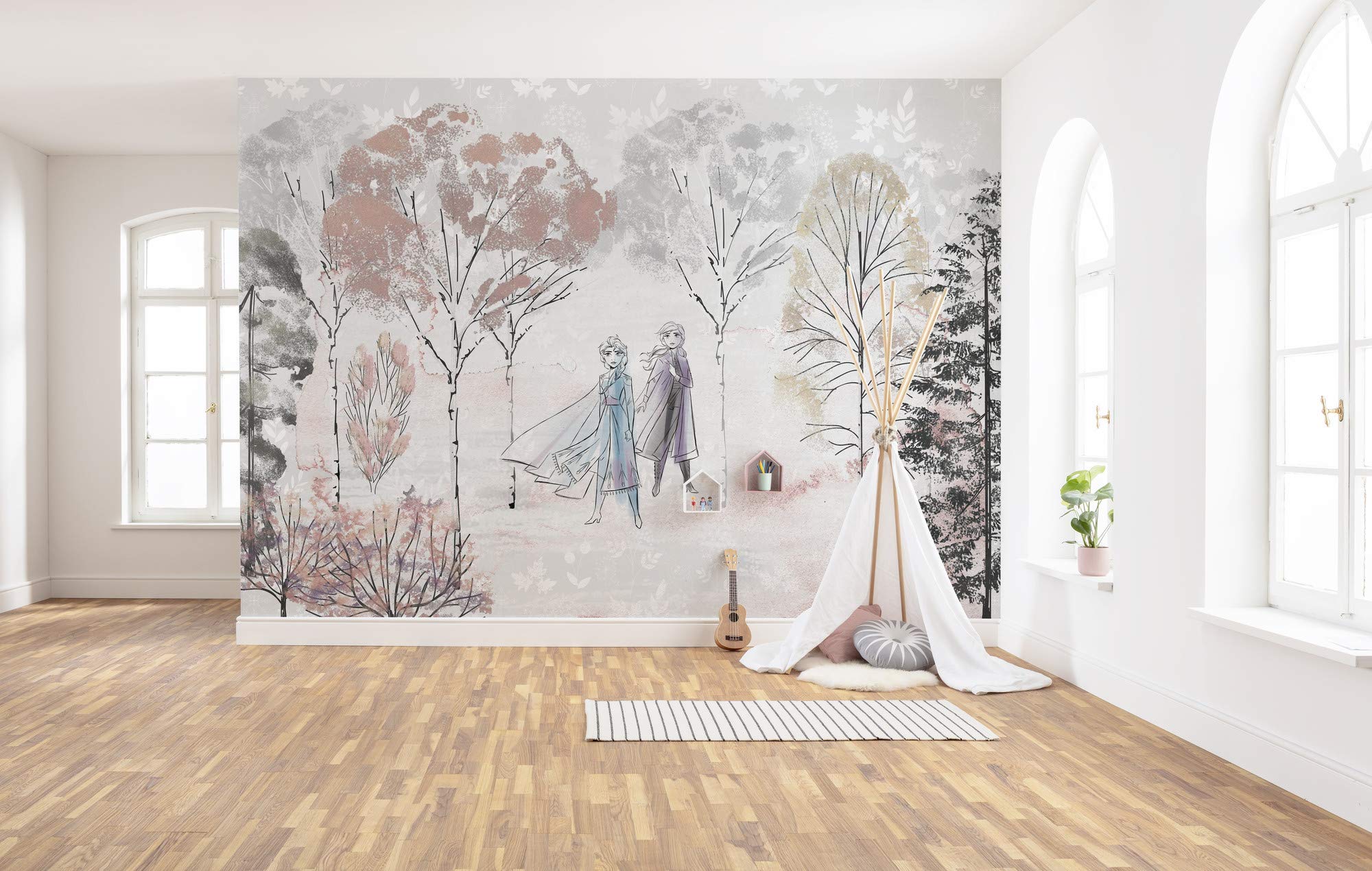 Komar DX8-015 Fleece Photo Wallpaper Frozen Natural Spirit Size: 400 x 280 cm (Width x Height), Rail Width 50 cm