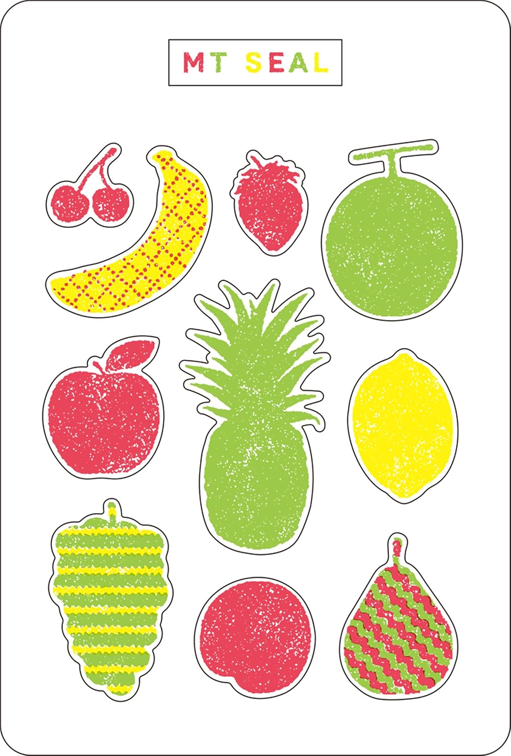 MT"Seal Silhouette Fruit" Sticker