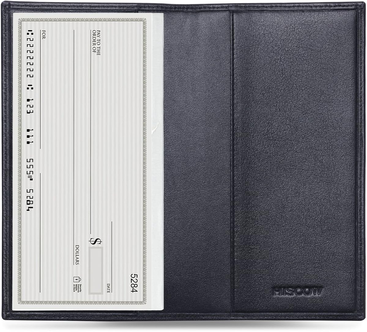 HISCOW Minimalist Checkbook Cover 