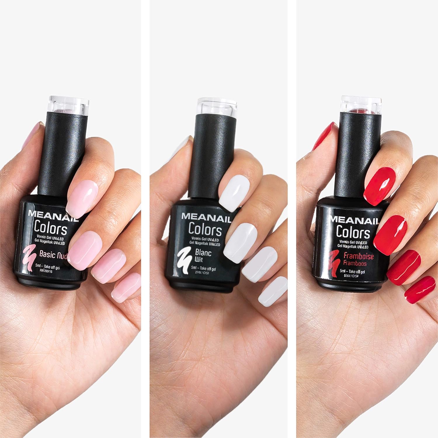 Kit Vernis Semi Permanent Nail Art Vernis à Ongles Lampe Uvled 36w Unic Coffret Deluxe Xxl White Edition Cruelty Free Méanail Paris