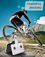 AGPTEK Bike Brake Pads 4 Pairs Disc Brake Pads for Shimano M515 M525 C501 C601 view 7