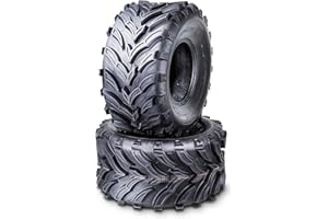 ROADGUIDER Set 2 ATV Mud Tires 22x10-9 22X10X9 6PR 20mm Deep Tread Compatible with Honda Recon 250 Suzuki Ozark 250