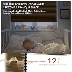 Boolegon Blackout Cellular Shades Cordless Pull