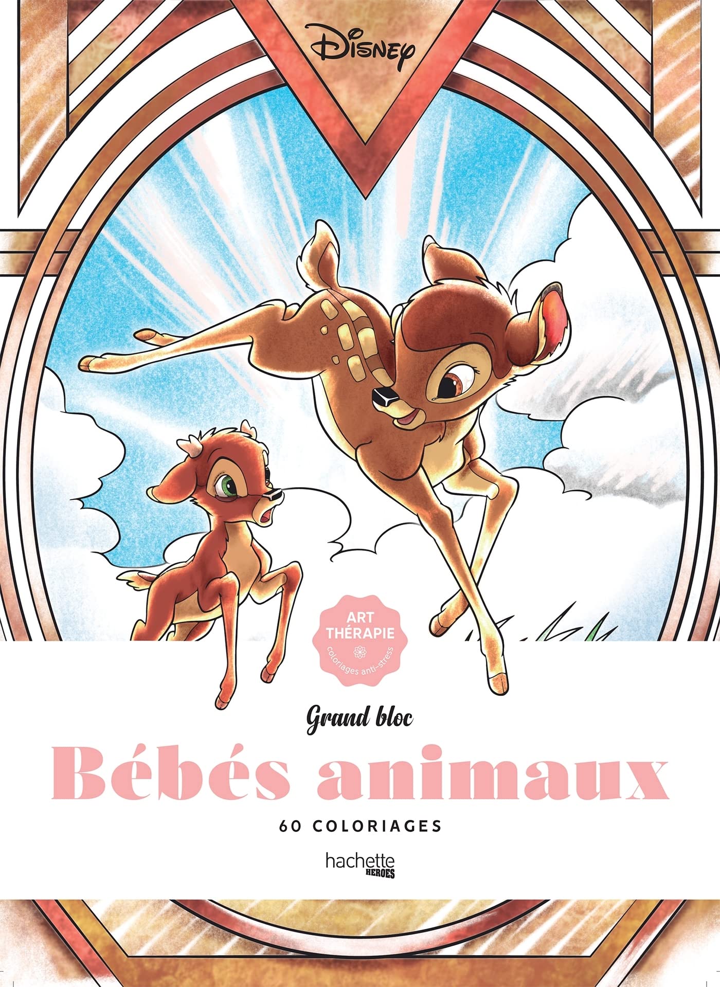 Grand Bloc Disney Bebes Animaux Tome 2 60 Coloriages Heroes Bal William Amazon Com Books
