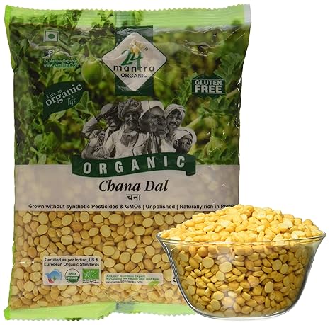 24 Mantra Organic Chana Dal, 500g