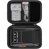 Supmay Hard Carrying Case for SUPVAN T50M Pro Bluetooth Label Maker Machine, Inkless Labeler Storage Travel Holder fit Label Tape, Charging Cable, User Manual, Black