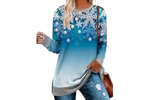 BETTE BOUTIK Women's Drop Long Sleeve Sweatshirts Casual Crewneck Tunic Tops Sweartshirts With Side Slits S-3XL