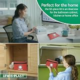 Lewis-Plast Premium 92 Piece First Aid Kit Red Small Travel Car Home view 5