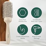 So Eco Medium 43mm Thermo Ceramic Round Brush with Bioplastic Handle view 3