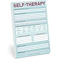 Knock Knock Self-Therapy Pad, Checklist Note Pad for Step-by-Step Stress Relief (Pastel Version), 6 x 9-inches